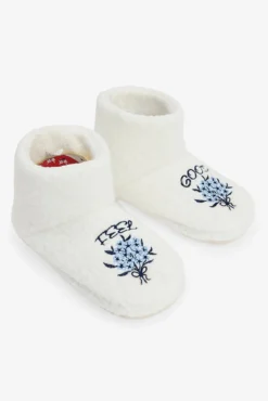 Zapatillas bordadas con eslogan Feel Good