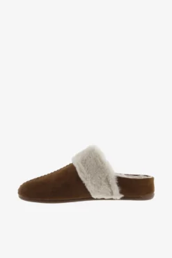 Zapatillas de casa de efecto ante