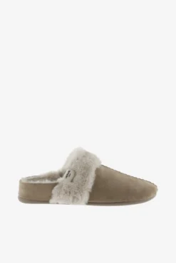 Zapatillas de casa de efecto ante
