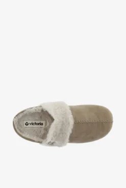 Zapatillas de casa de efecto ante