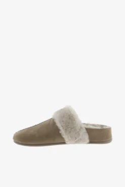 Zapatillas de casa de efecto ante