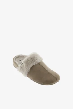 Zapatillas de casa de efecto ante